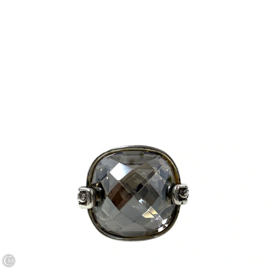 Retired Venus Rising Swarovski Crystal Scroll Statement Ring By Brighton, Size: 8