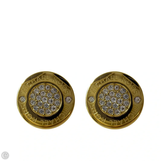 Gold Tone Signature Pave Stud Earrings Other By Michael By Michael Kors
