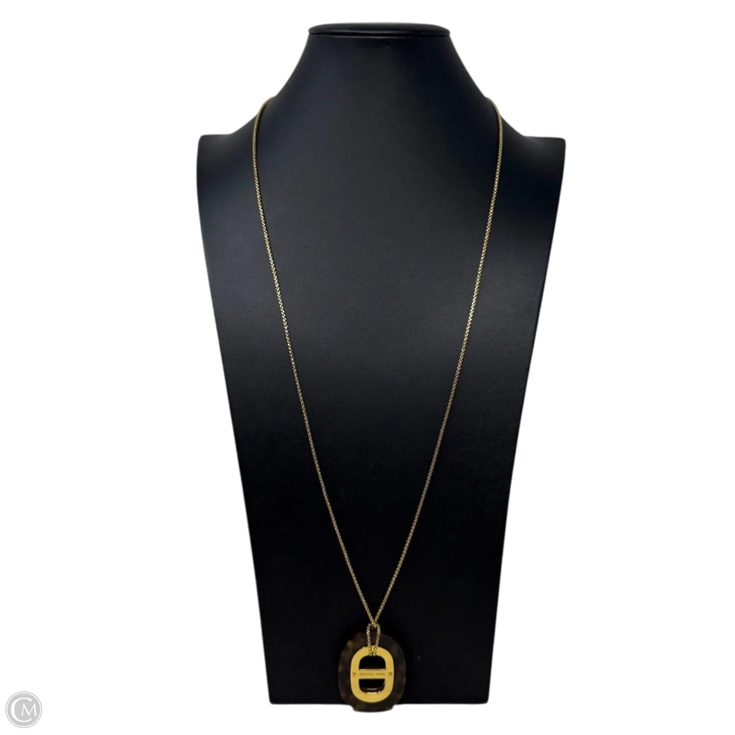 Tortoise Maritime Link Pendant Long Necklace  By Michael By Michael Kors