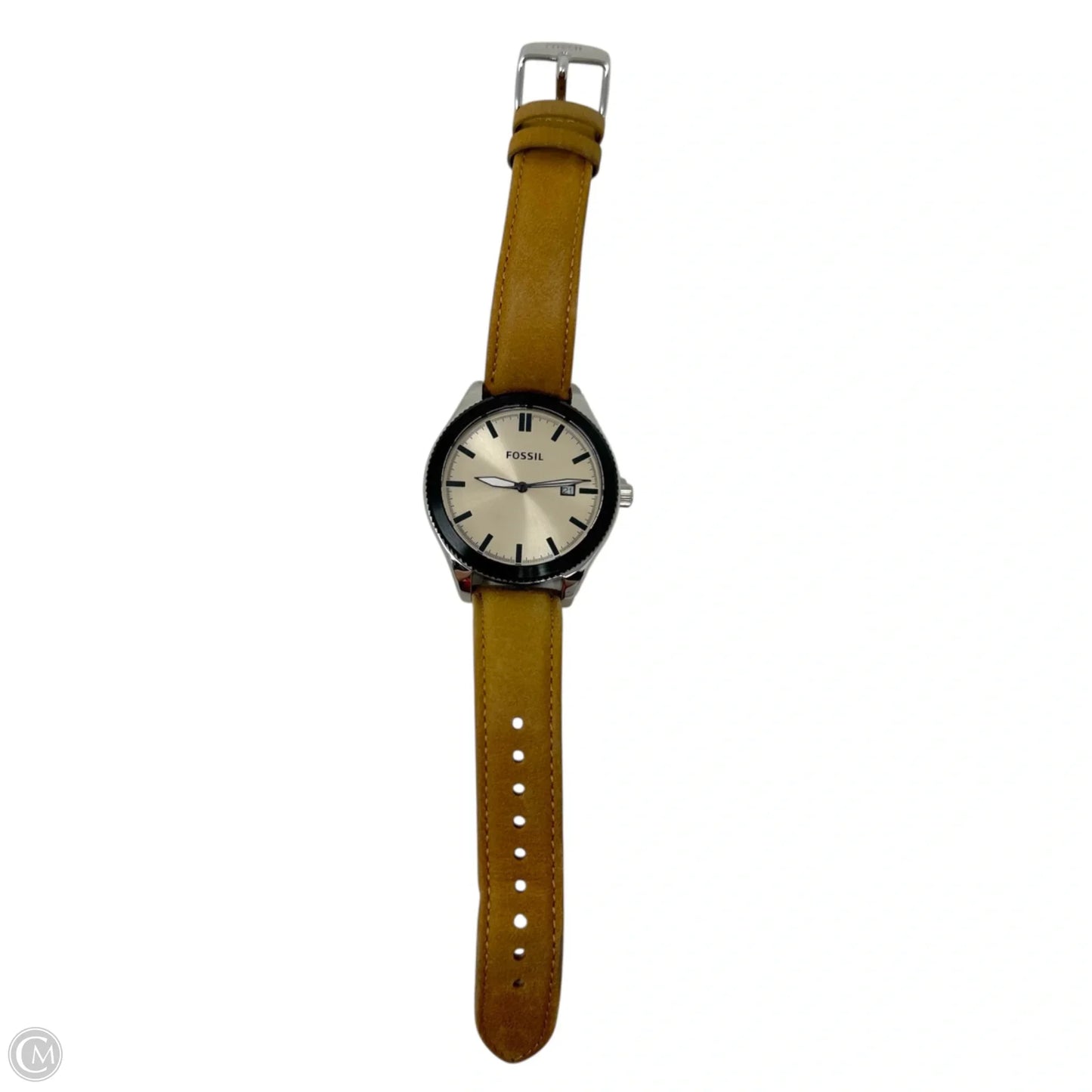BQ3259 Classic With Date Light Brown Leather Strap 40mm Watch By Fossil