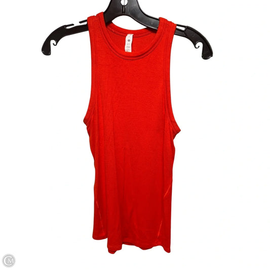 Athletic Tank Top By Lululemon In Orange, Size: 6