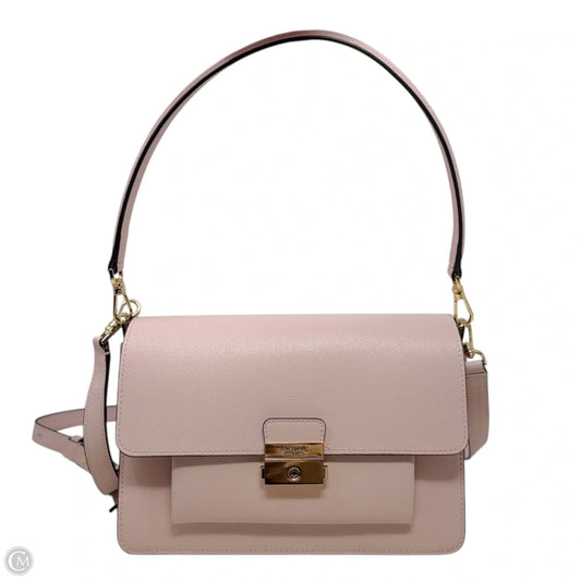 Voyage Leather Shoulder Bag Designer By Kate Spade, Size: Medium