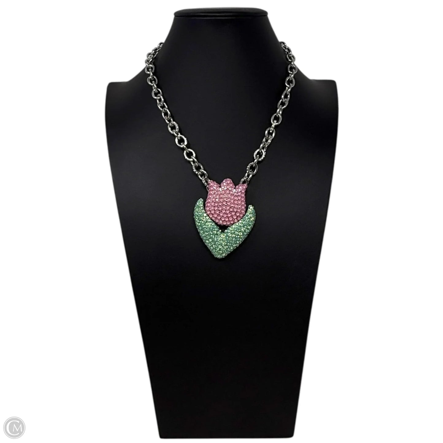 Crystal Tulip Necklace By Betsey Johnson