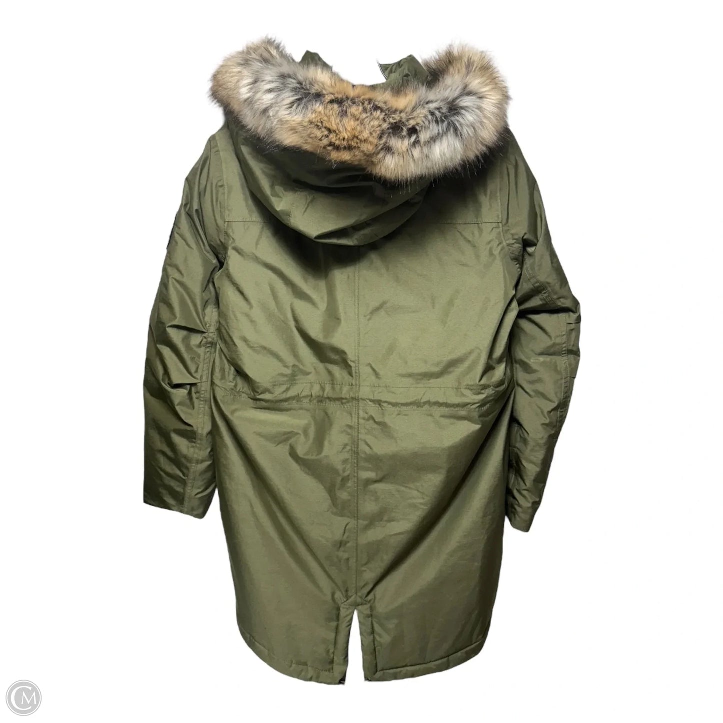 Coat Parka By Lands End In Green, Size: S