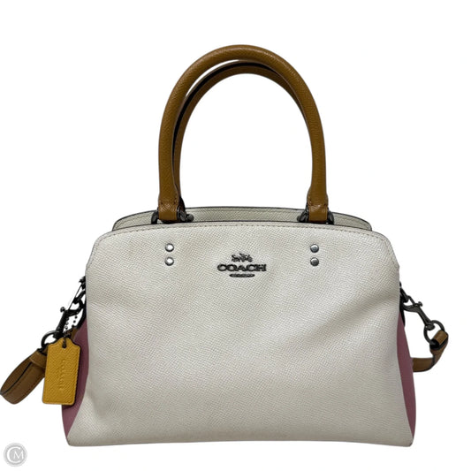 Mini Lillie Carryall In Colorblock Designer By Coach, Size: Medium
