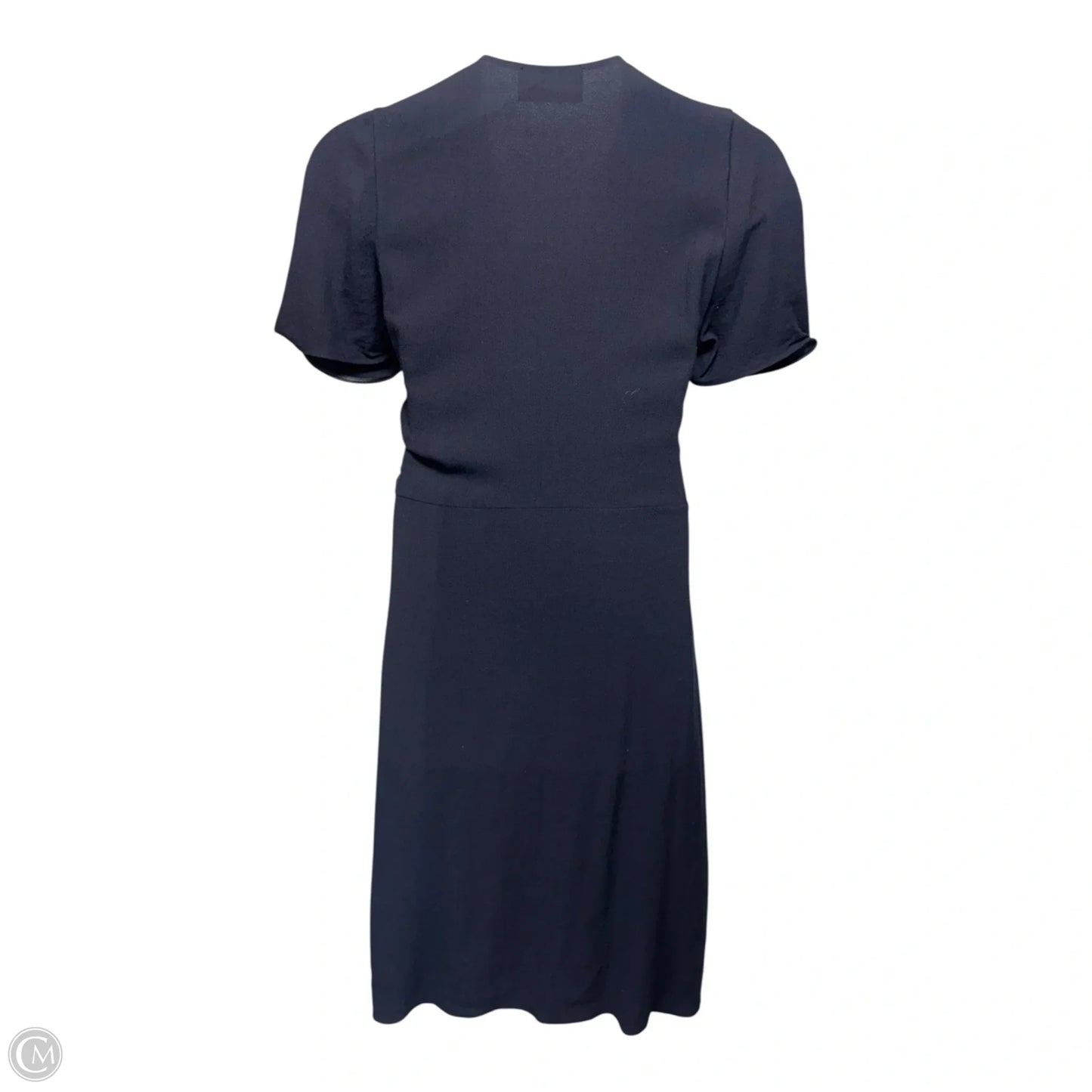 Oya Wrap-Effect Midi Dress By ba&sh In Navy, Size: 8