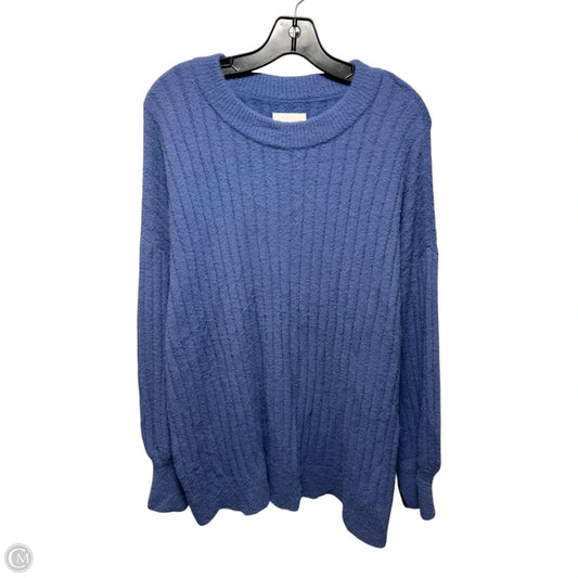 Fuzzy Sweater By Aerie In Blue, Size: M