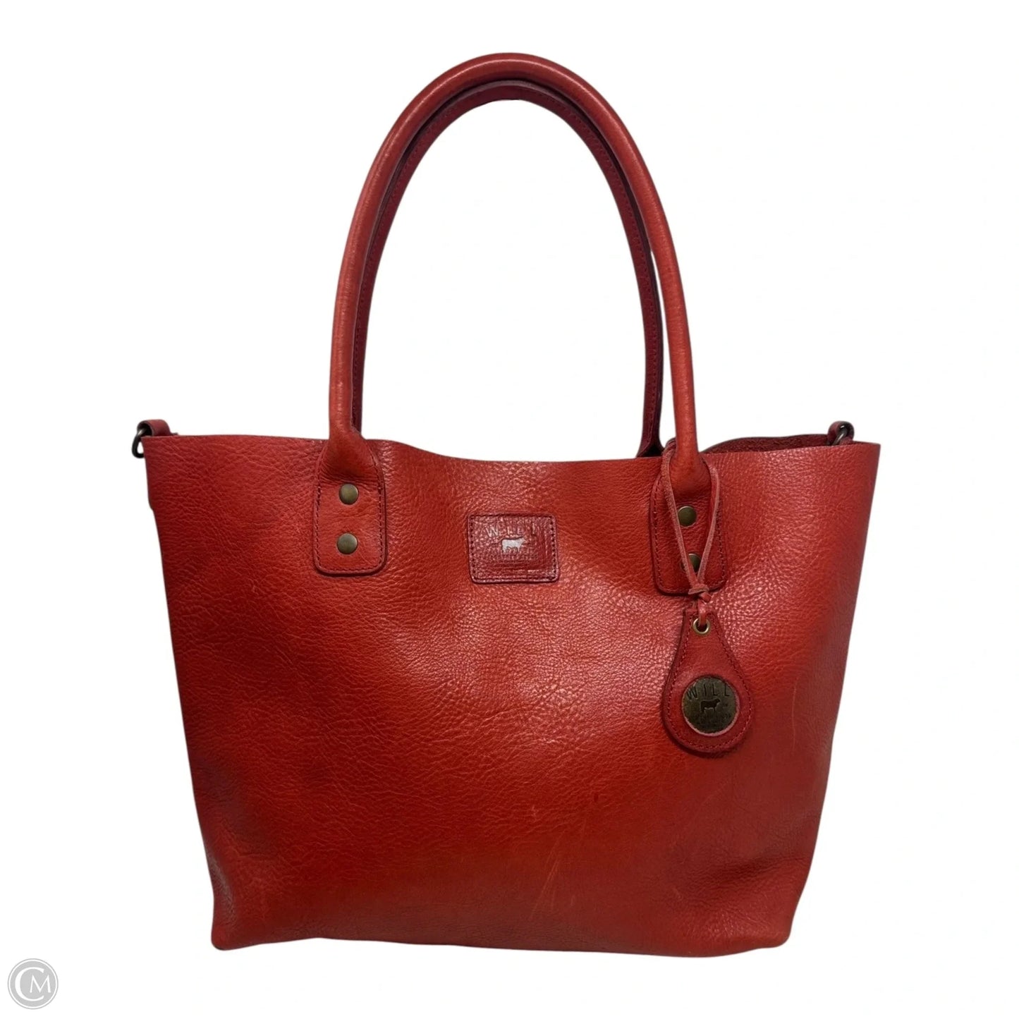 East West Classic Leather Tote By Will Leather Goods, Size: Large