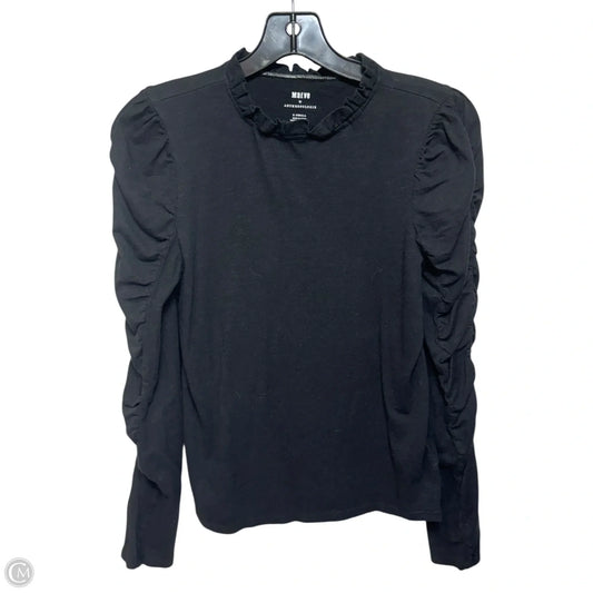 Top Long Sleeve By Maeve In Black, Size: XS