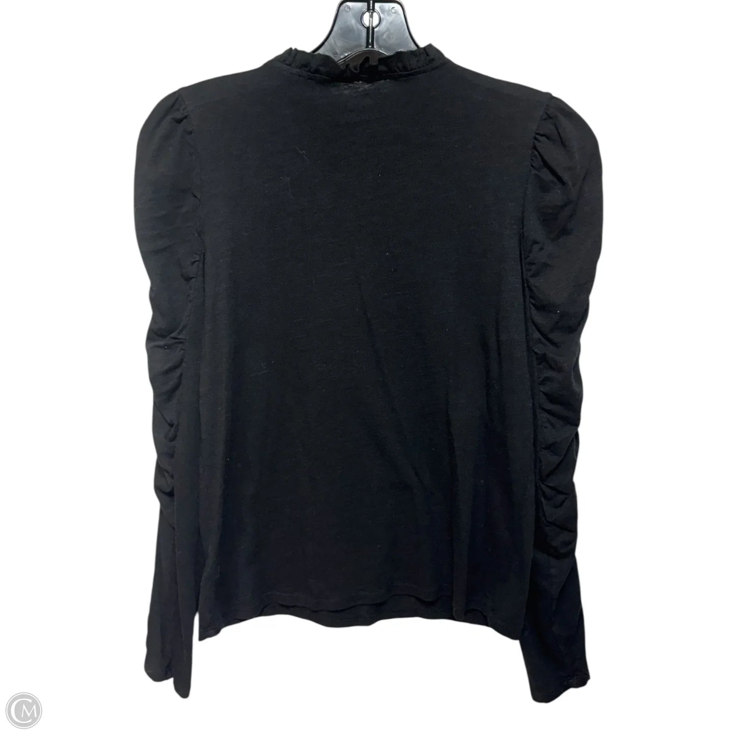 Top Long Sleeve By Maeve In Black, Size: XS