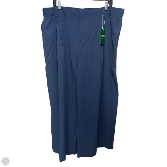 Pants Wide Leg By Halara In Blue, Size: 2X