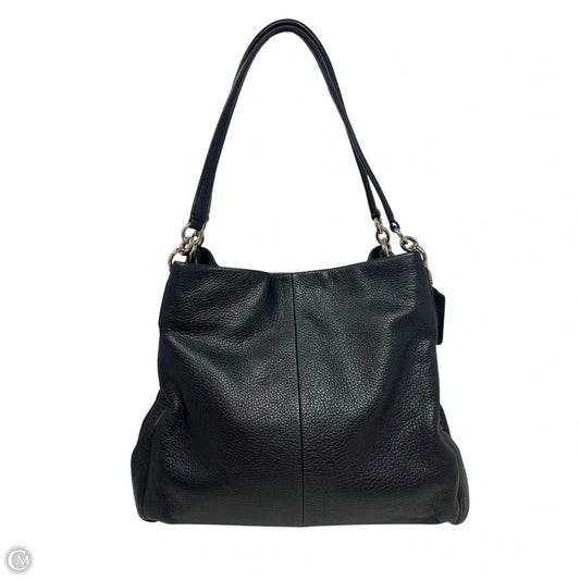 Edie Triple Compartment Handbag Designer By Coach, Size: Medium