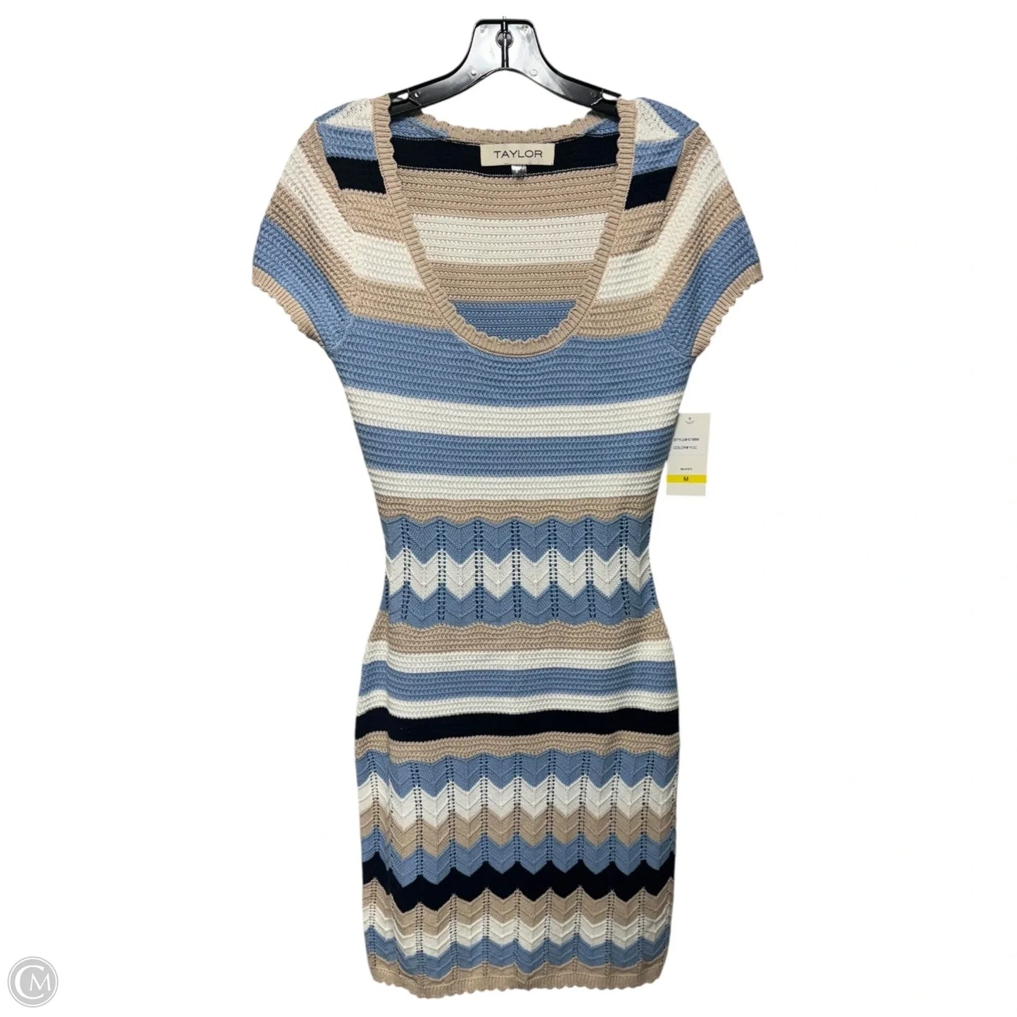 Sweater Dress By Taylor In Multi-colored, Size: M
