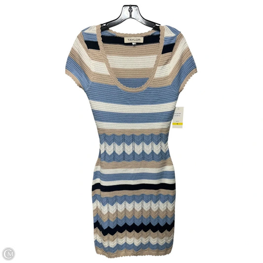 Sweater Dress By Taylor In Multi-colored, Size: M
