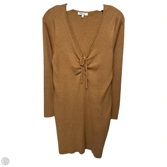 Dress Sweater By Madewell In Tan, Size: Xl