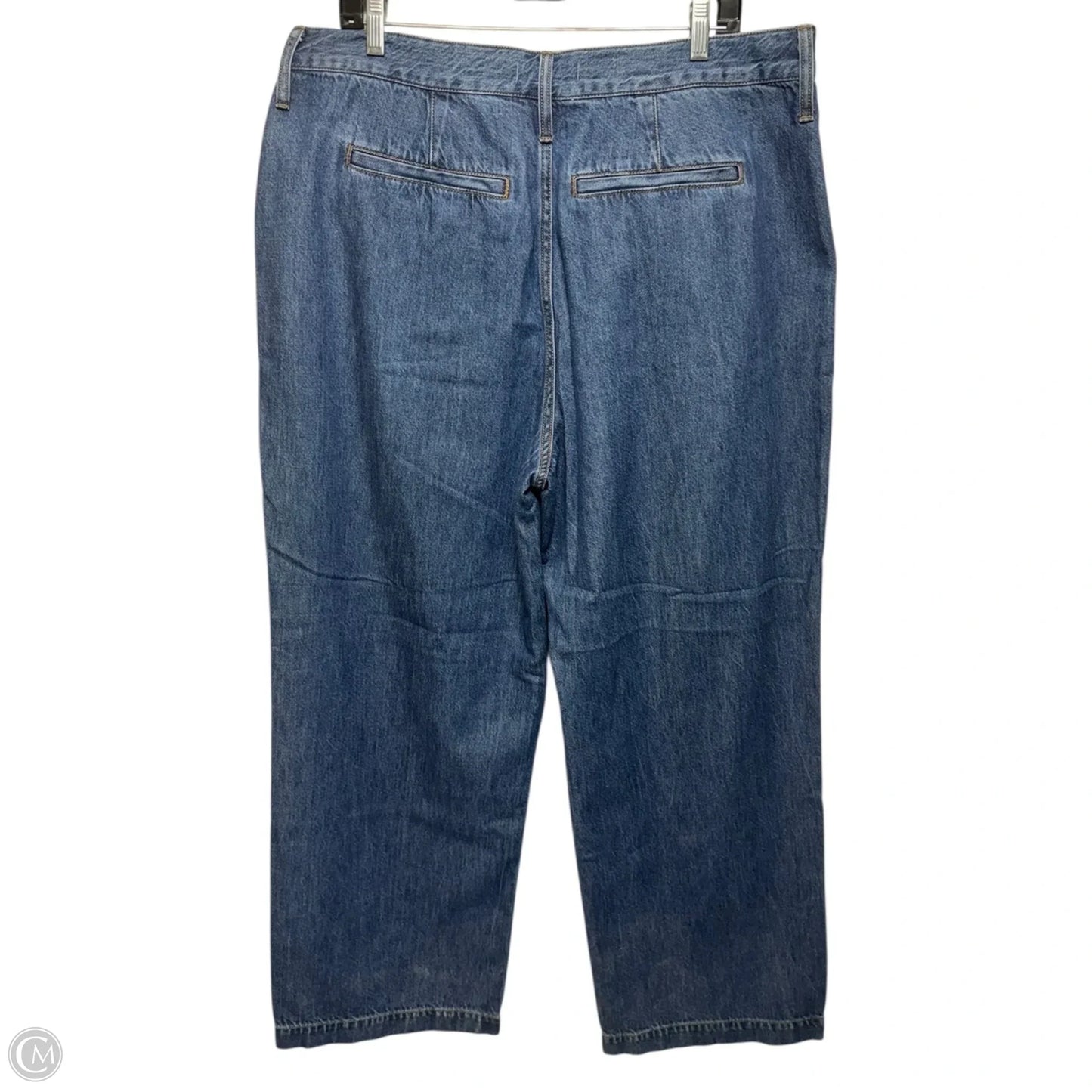 Baggy Straight Jeans By Madewell In Blue Denim, Size: 16
