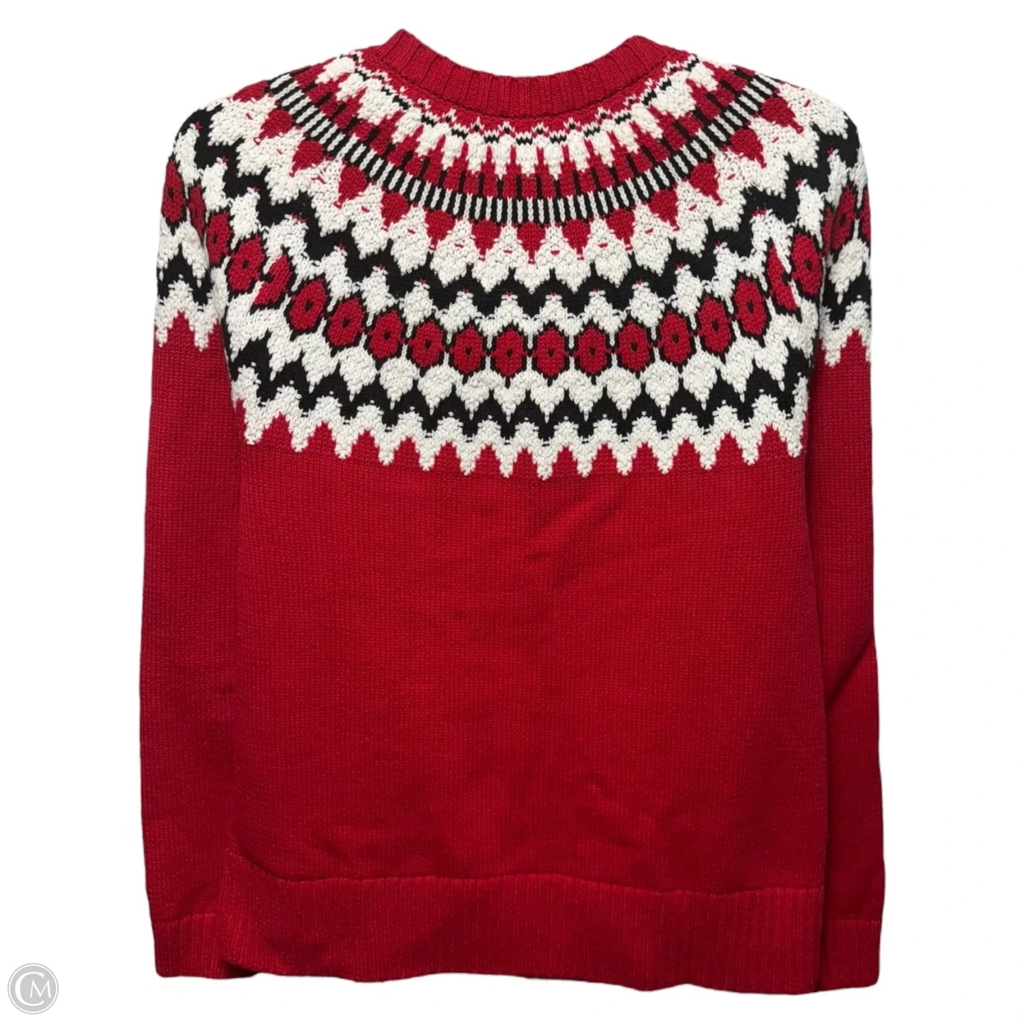 Sweater Cardigan By Talbots In Multi-colored, Size: S