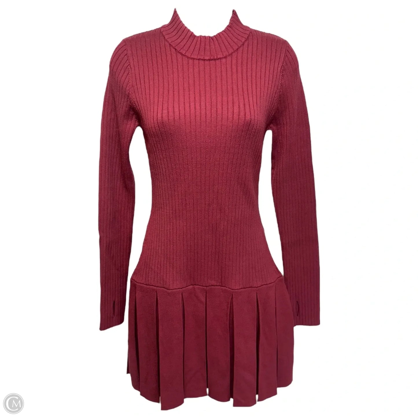 Emmy Mini Dress By Free People In Maroon, Size: M