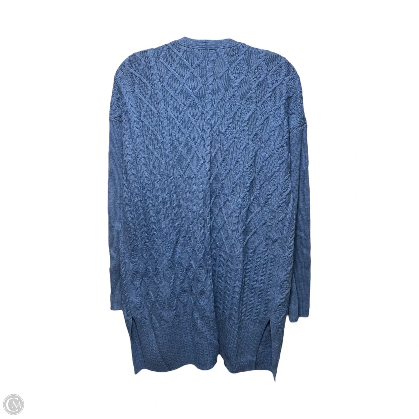 Sweater Cardigan By Chicos In Blue, Size: M
