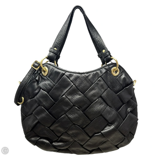 Genevieve Woven Leather Shoulder Bag By Cole-haan, Size: Medium