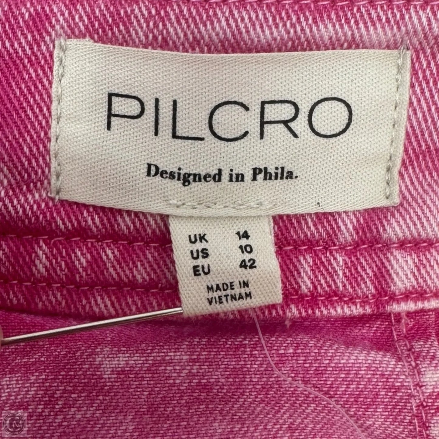 Skirt Mini & Short By Pilcro In Pink Denim, Size: 10