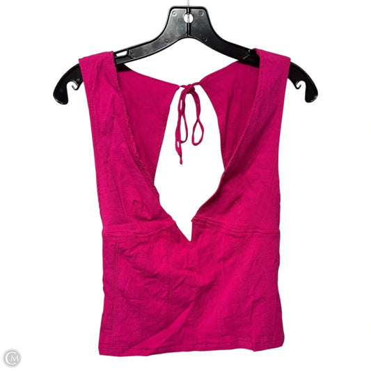 Tightly Bound Tank By Free People In Pink, Size: L