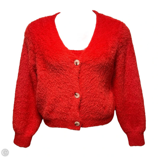 Eyelash Sweater 2 Piece Set By Willow & Wind In Red, Size: M