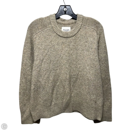 Sweater By Abercrombie And Fitch In Taupe, Size: S