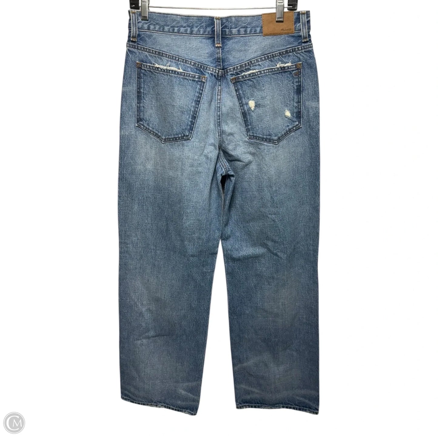 Low Slung Baggy Jeans By Madewell In Blue Denim, Size: 2/26