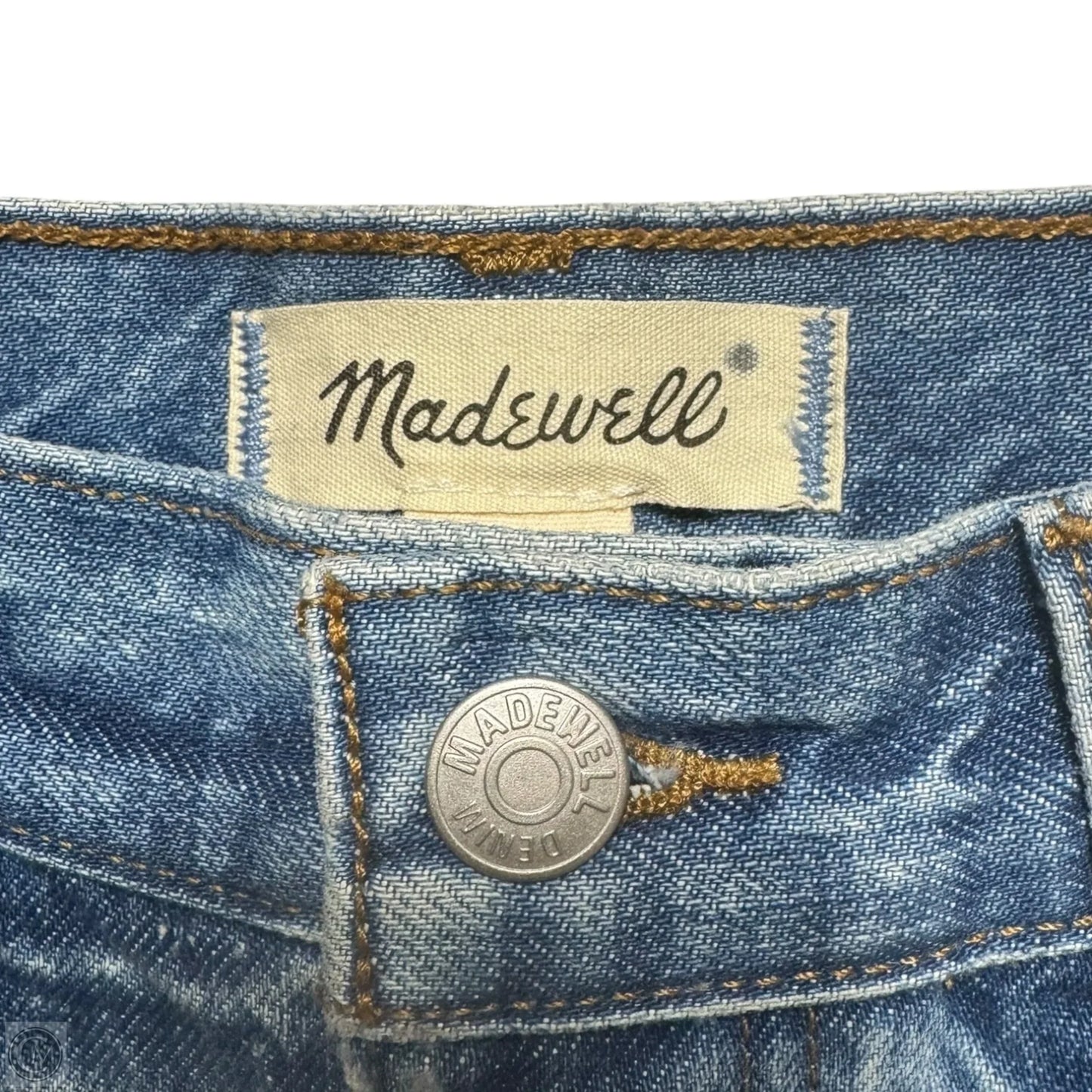 Low Slung Baggy Jeans By Madewell In Blue Denim, Size: 2/26