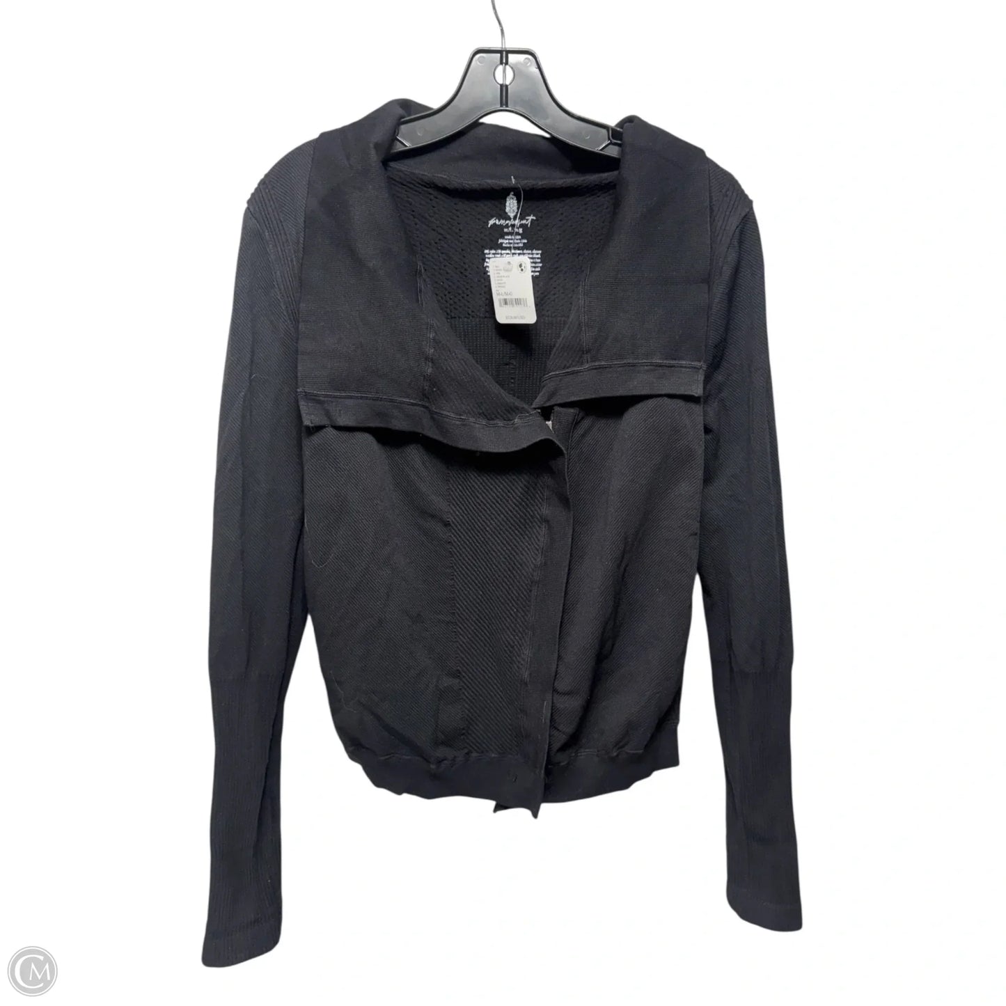 Athletic Jacket By Free People In Black, Size: M
