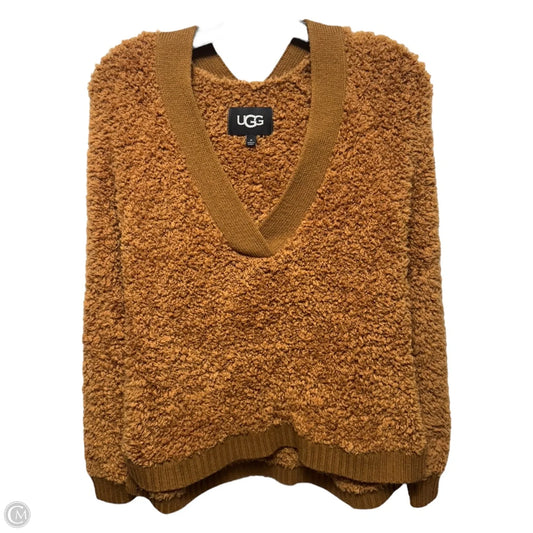 Wool Blend Sweater Designer By Ugg In Tan, Size: M