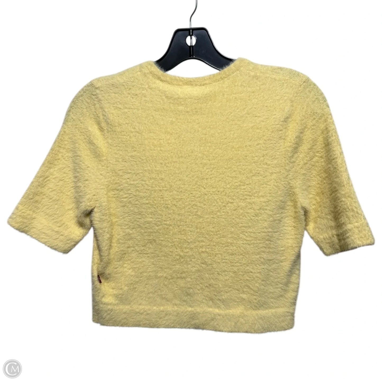 Top Short Sleeve By Levis In Yellow, Size: S