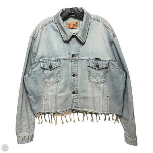 Jacket Denim By gale & hayes In Blue Denim, Size: Xl estimated