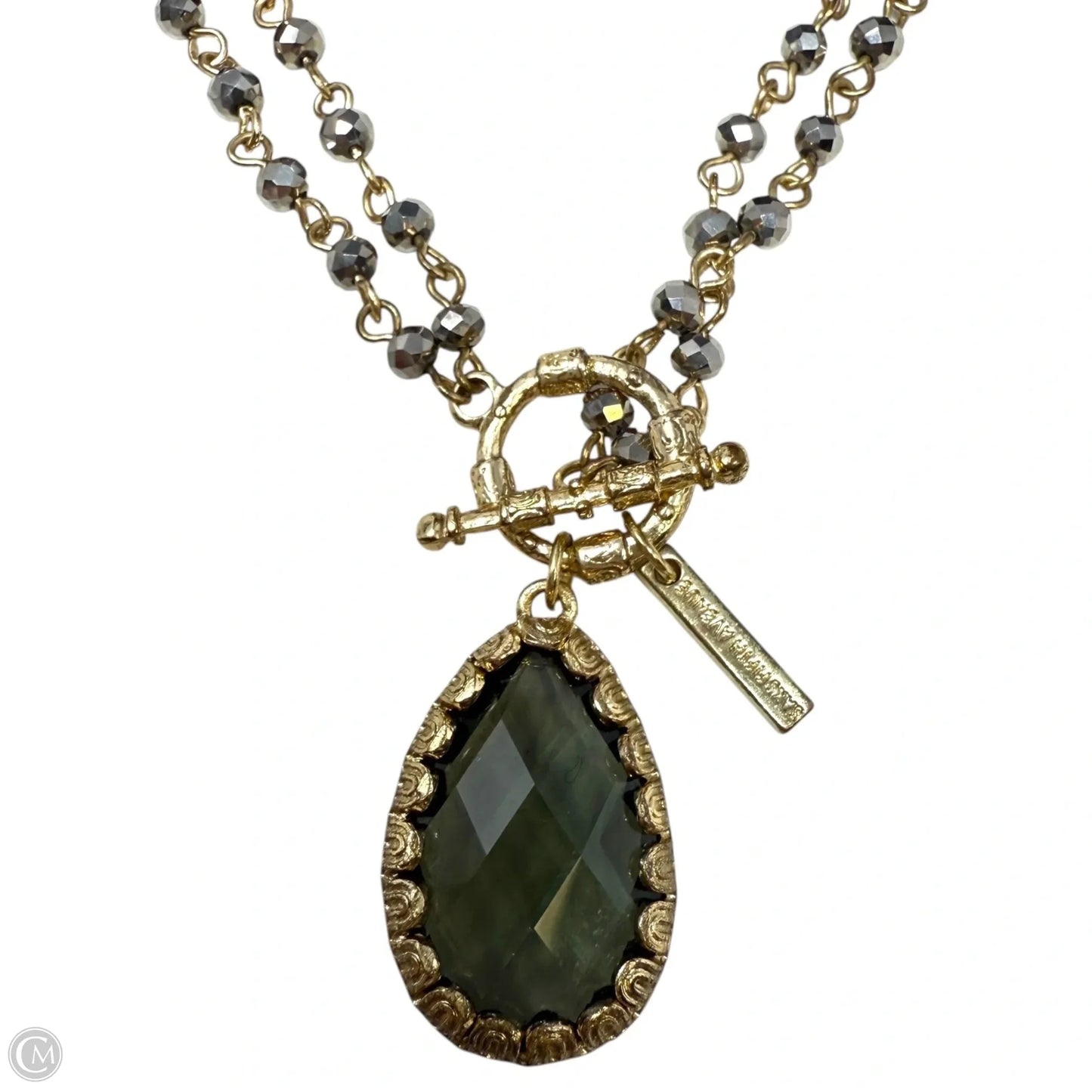 Teardrop Stone Beaded Toggle Necklace By Saks Fifth Avenue