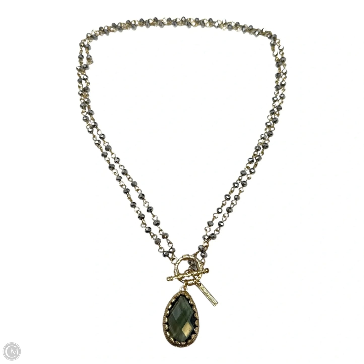 Teardrop Stone Beaded Toggle Necklace By Saks Fifth Avenue
