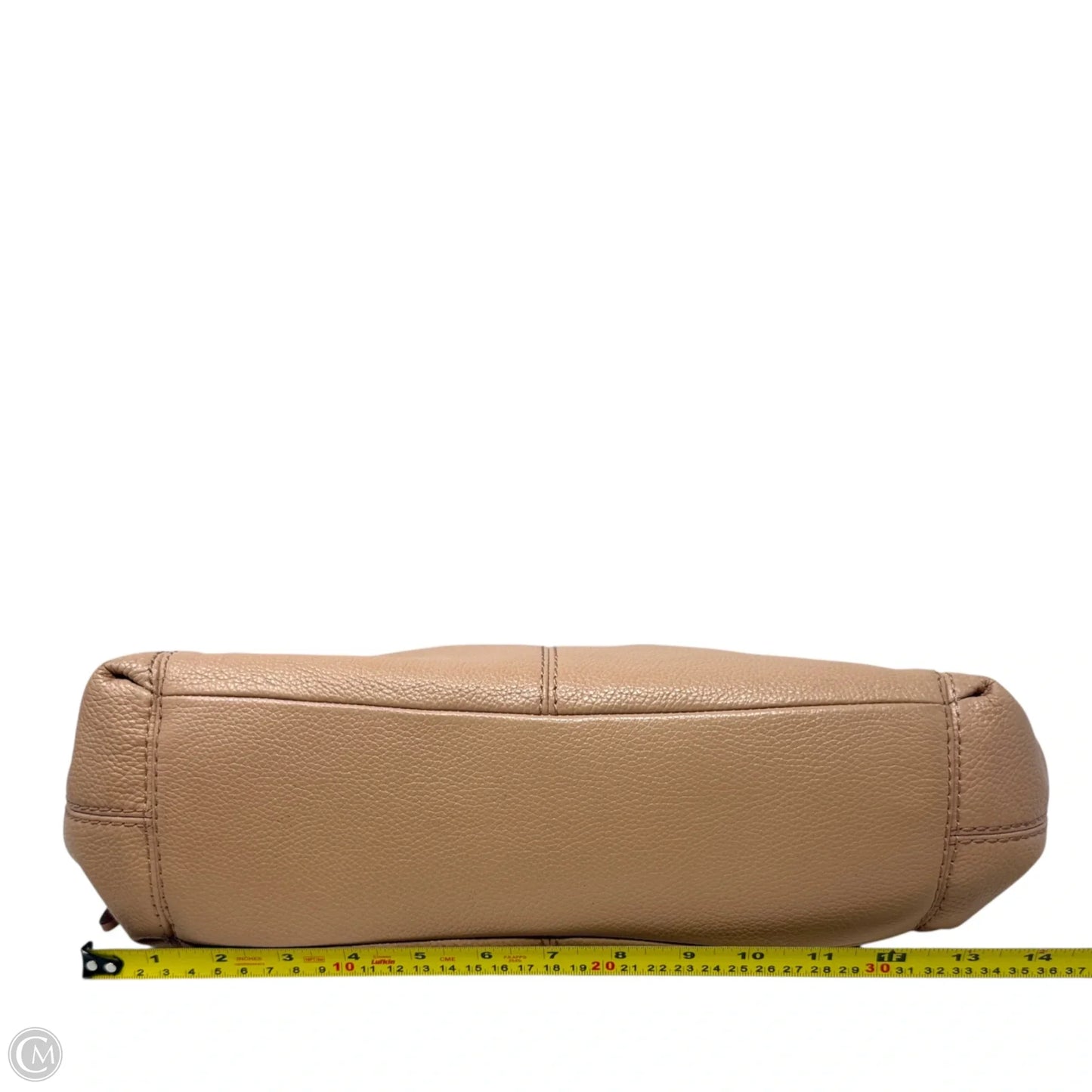 Lexy Chain Floral Leather Shoulder Bag Designer By Coach, Size: Medium