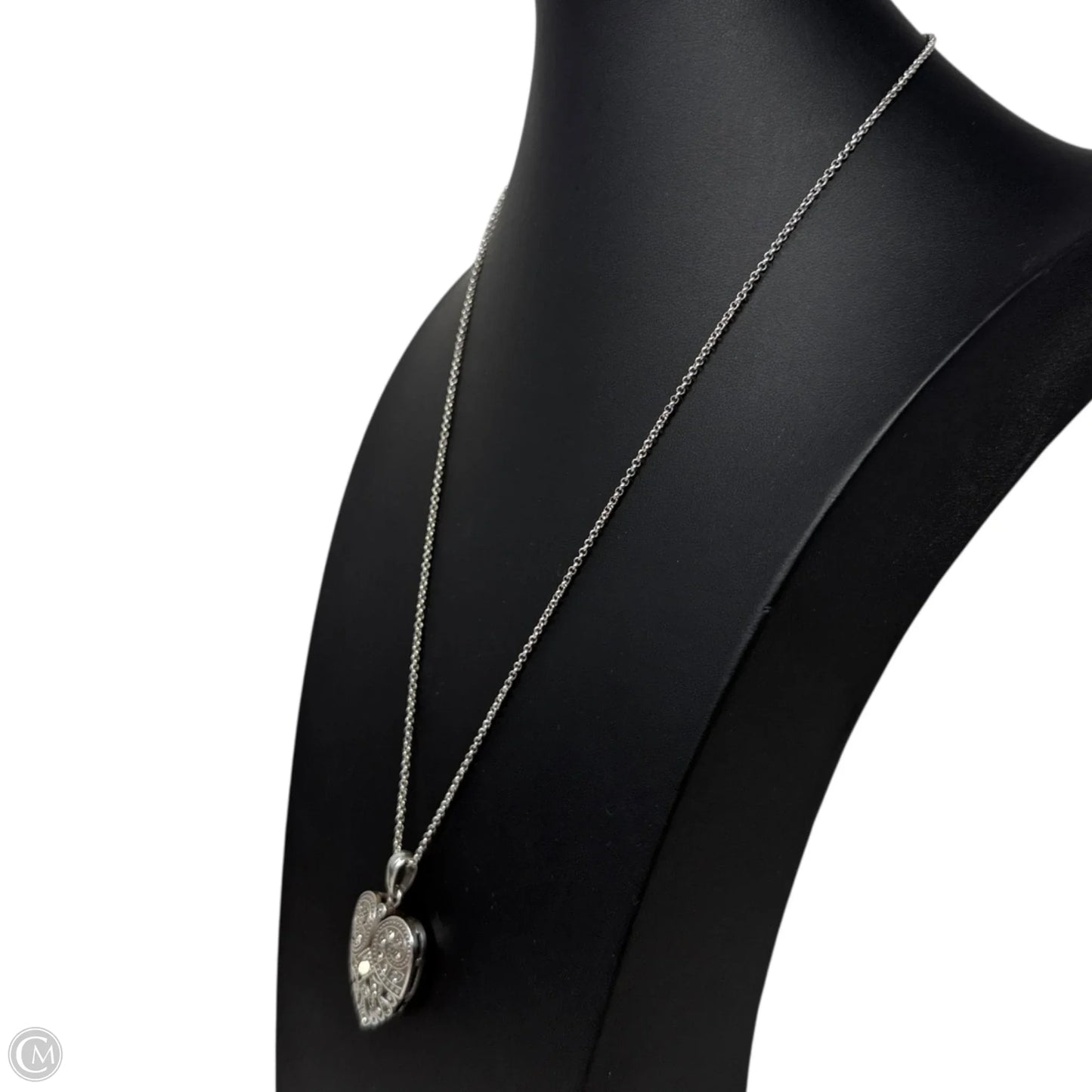 Mumtaz Heart Convertible Necklace Silver Plated By Brighton