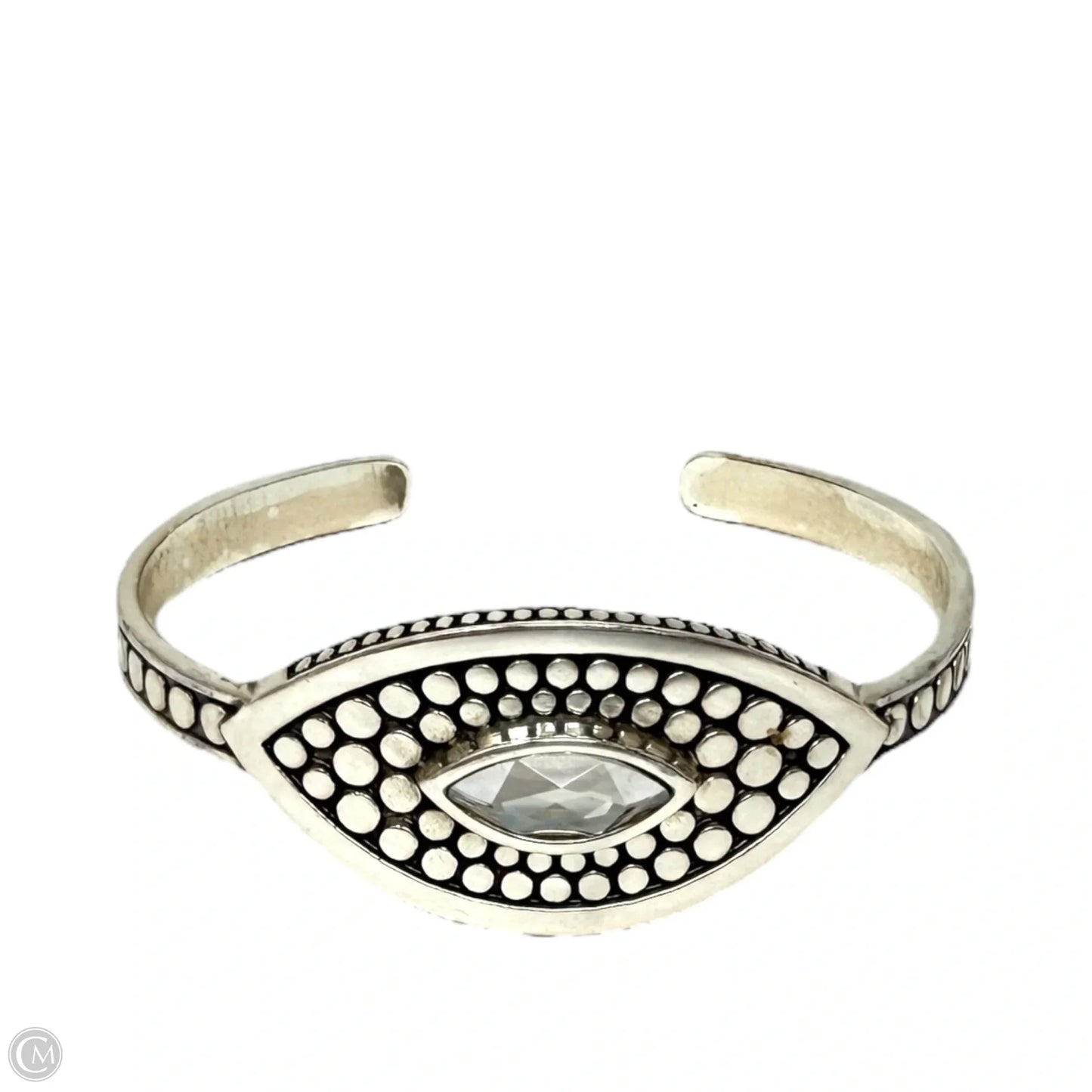 Pebble Disc Marquise Cuff Bracelet By Brighton
