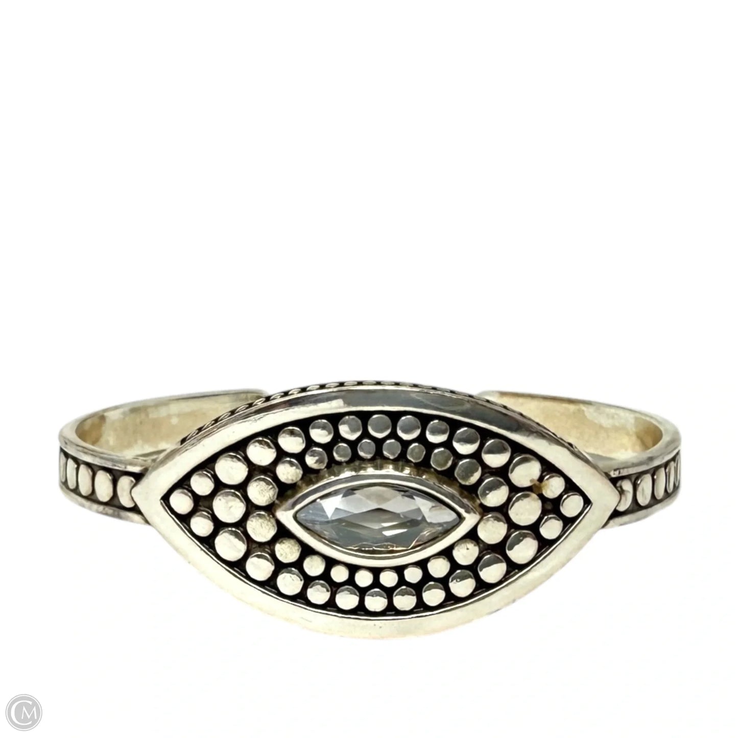 Pebble Disc Marquise Cuff Bracelet By Brighton