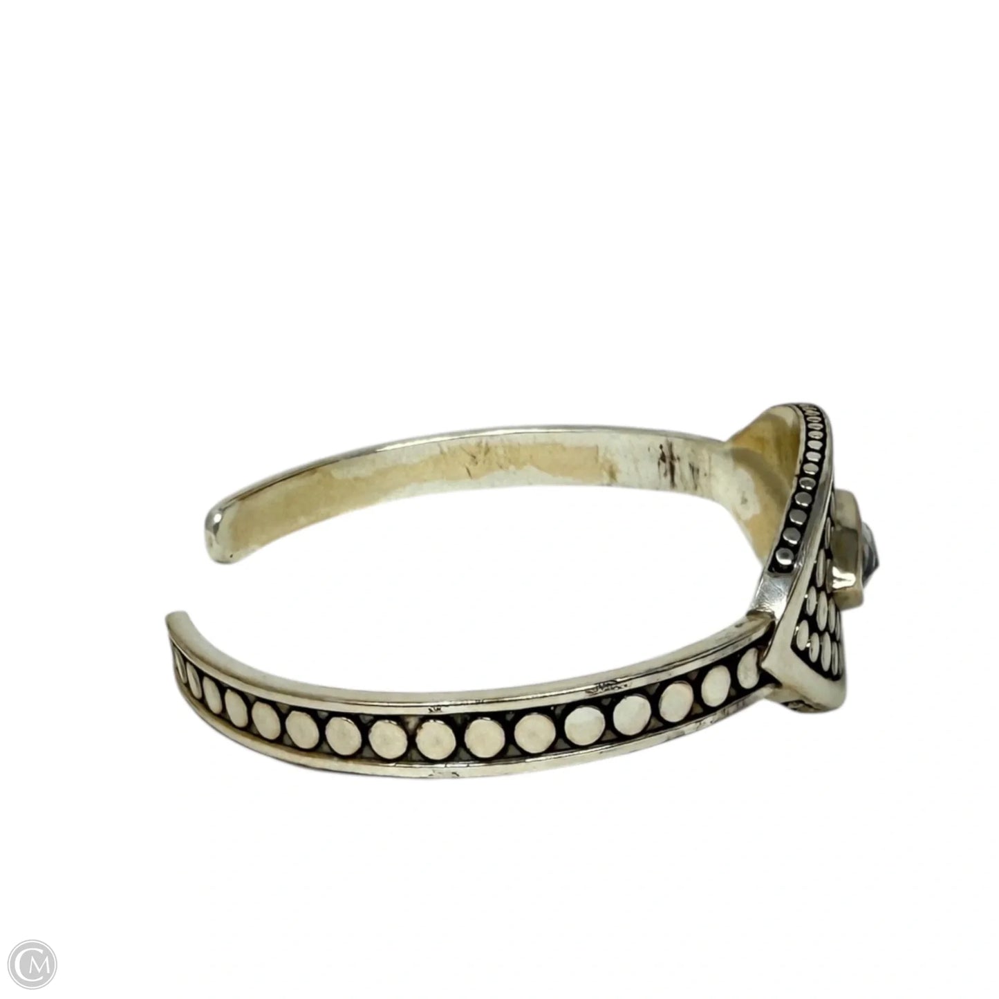 Pebble Disc Marquise Cuff Bracelet By Brighton
