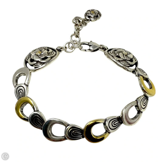 Two Tone Zinnia Flower Bracelet By Brighton