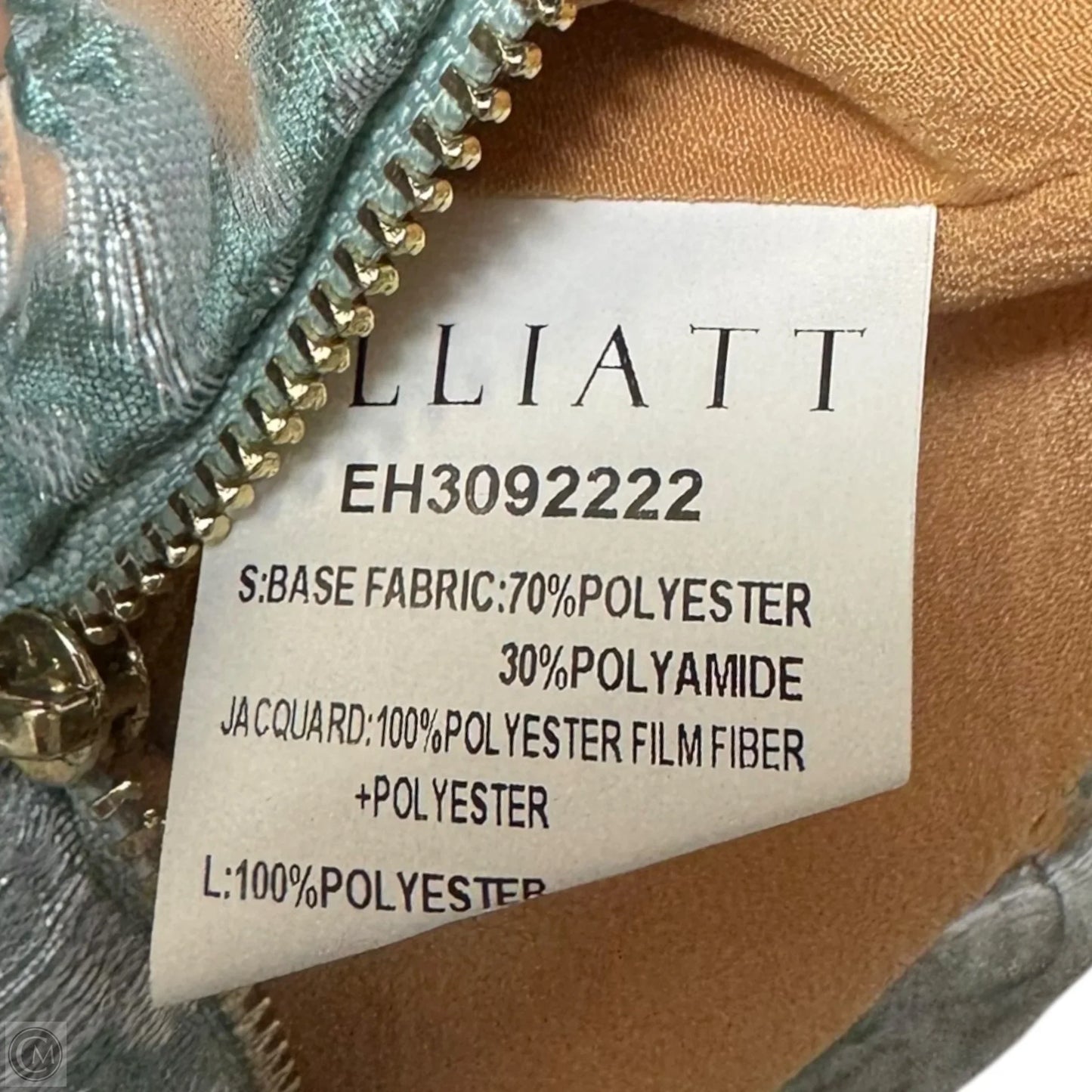 Alexandra Jacquard Puff Sleeve Mini Dress By Elliatt In Aqua, Size: XS