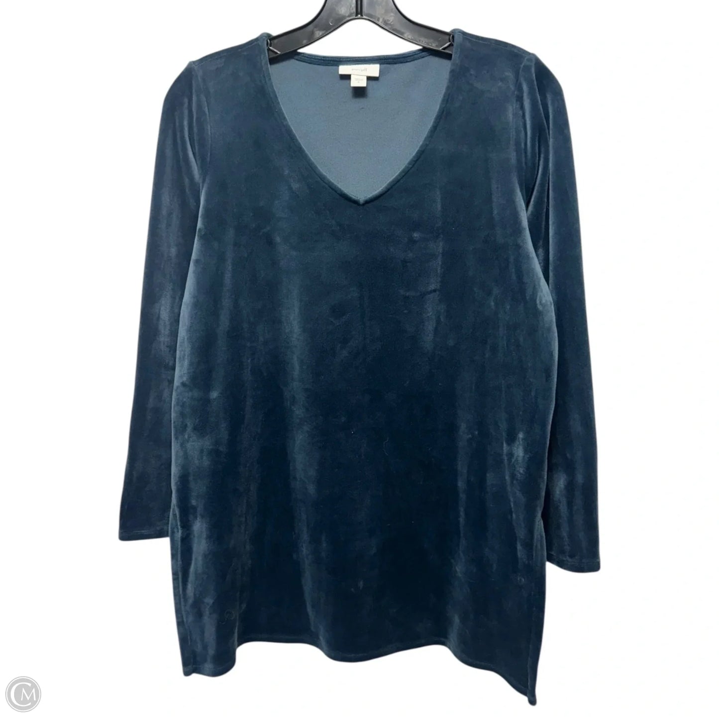 Top Long Sleeve By Pure Jill In Teal, Size: S