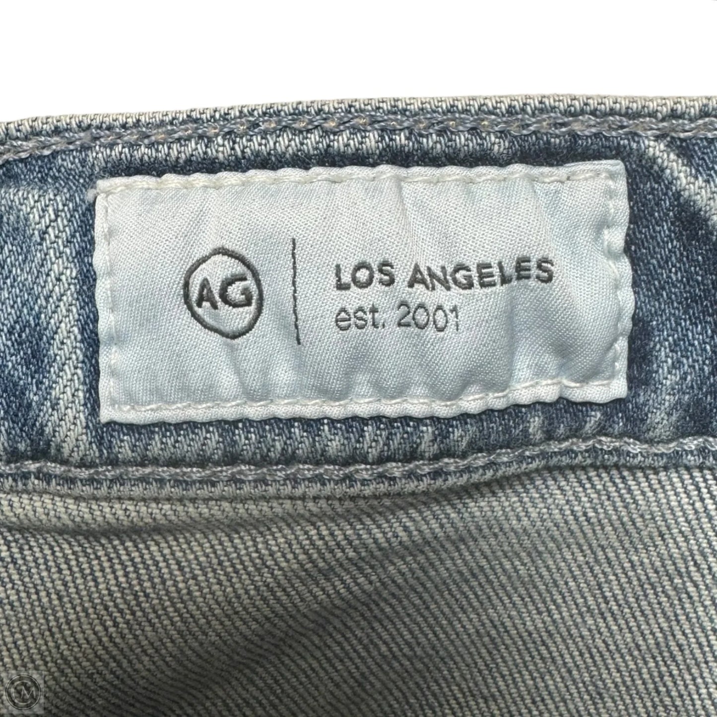 Skirt Midi By Adriano Goldschmied In Blue Denim, Size: 0/25