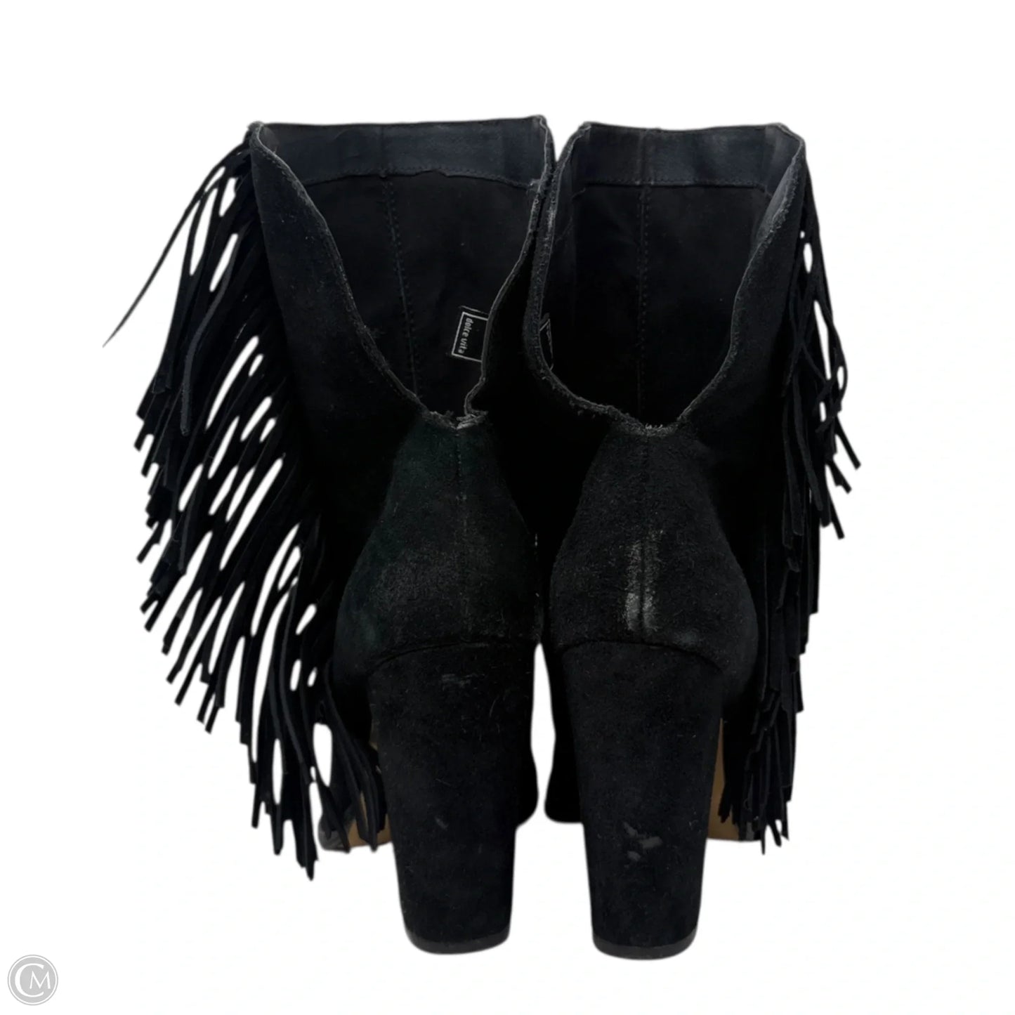 Ileen Suede Fringe Boots By Dolce Vita In Black, Size: 8