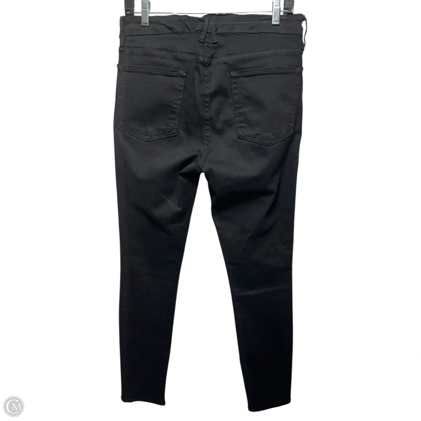 Jeans Skinny By Good American In Black Denim, Size: 14/32