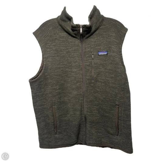 Vest Fleece By Patagonia In Brown, Size: L