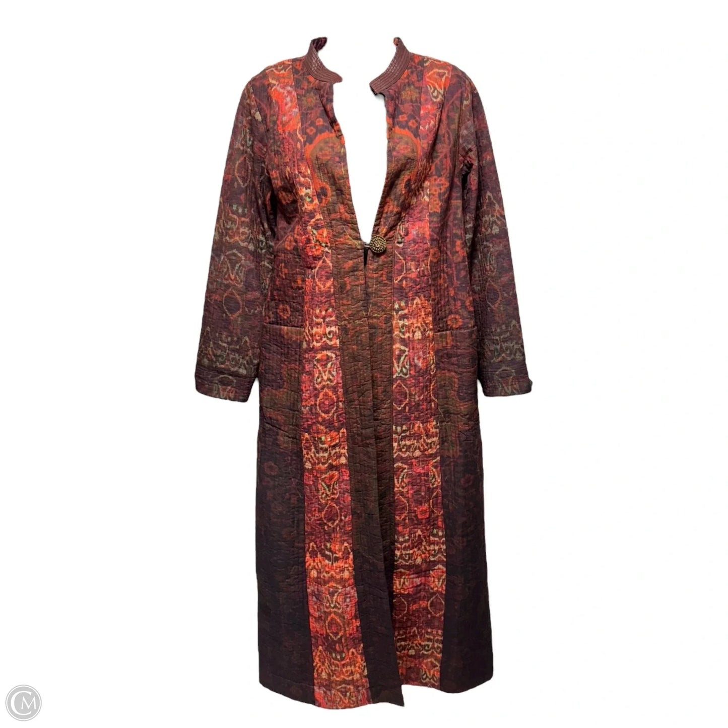 Icon Bedouin Duster By Soft Surroundings In Renature Umber, Size: S