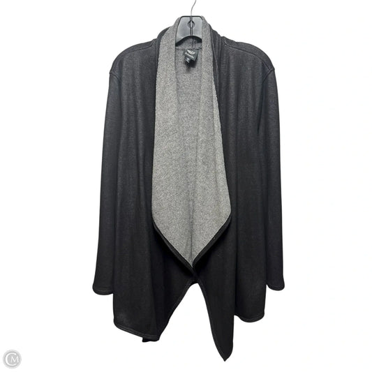 Cardigan By Bobeau In Black, Size: 2x